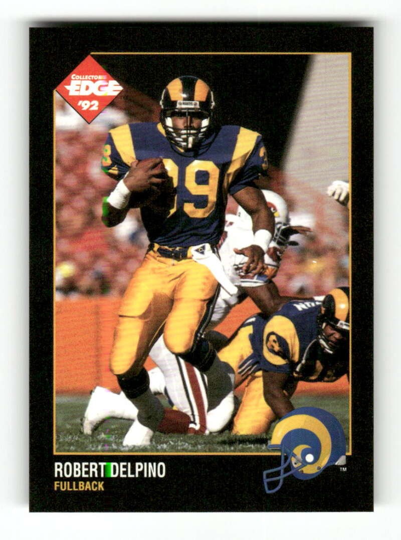1992 Collector's Edge #88 Robert Delpino NM-MT Rams BXCP17