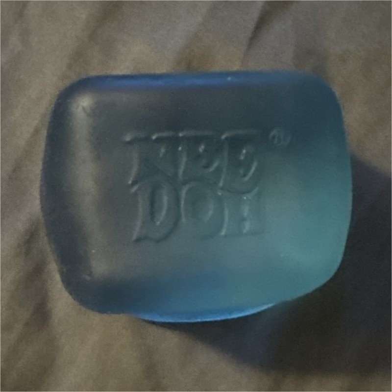 Nee Doh Gel Squeeze Ball Stress Toy, Blue Translucent, 3x3 in, 2.4 oz