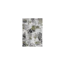 Craft Collection Accent Rug - 2'3" x 4', Grey & Green, Modern Abstract Design...