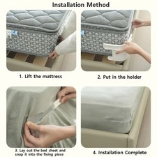 Bed Sheet Holders Adjustable Bed Sheet Fastener Clip Keep Sheets Tight Fits All