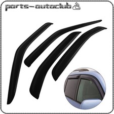 For 2000-2004 Nissan Xterra Window Visor Rain Vent Shade Guard Deflector Black