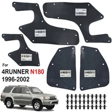 Fender Seals Splash Shield Liner Apron Guard + Clips X5 for Toyota 4Runner 96-02