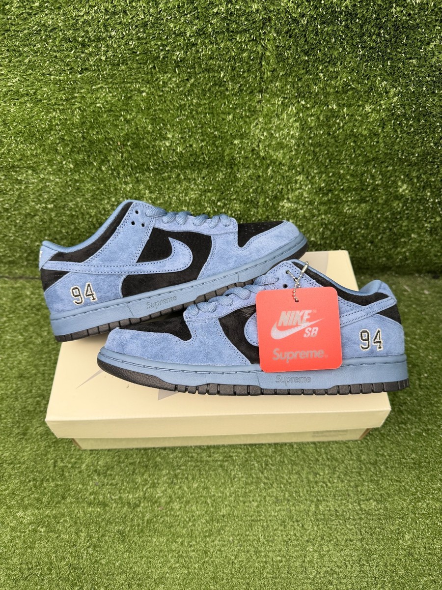 Size 8 - Supreme x Nike Dunk SB Low Ocean Fog DS NEW | eBay