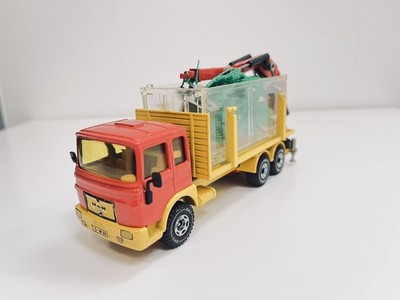 Siku Super Serie 2915 MAN F8 Baumtransporter mit Ladekran 1980-1982