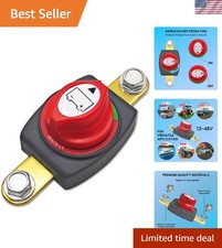 ON/Off Battery Disconnect Switch 12V 48V - 275A Side Post Battery Shut Off Sw...