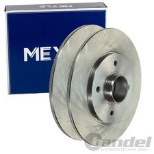 2X MEYLE BREMSSCHEIBEN 238mm HINTEN PASSEND FÜR RENAULT CLIO MEGANE