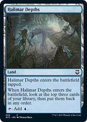 Halimar Depths #244 Common Commander: Adventures in the Forgotten Realms