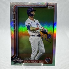 2025 Topps Update Series Baseball Pete Crow-Armstrong Rainbow Foil All Star Game