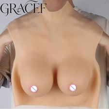 Silicone Breast Forms C-H Cup Breast Plates Fake Boobs Crossdresser Drag Queen