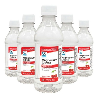 Quality Choice Magnesium Citrate, 10 FL Oz - 5 Pack