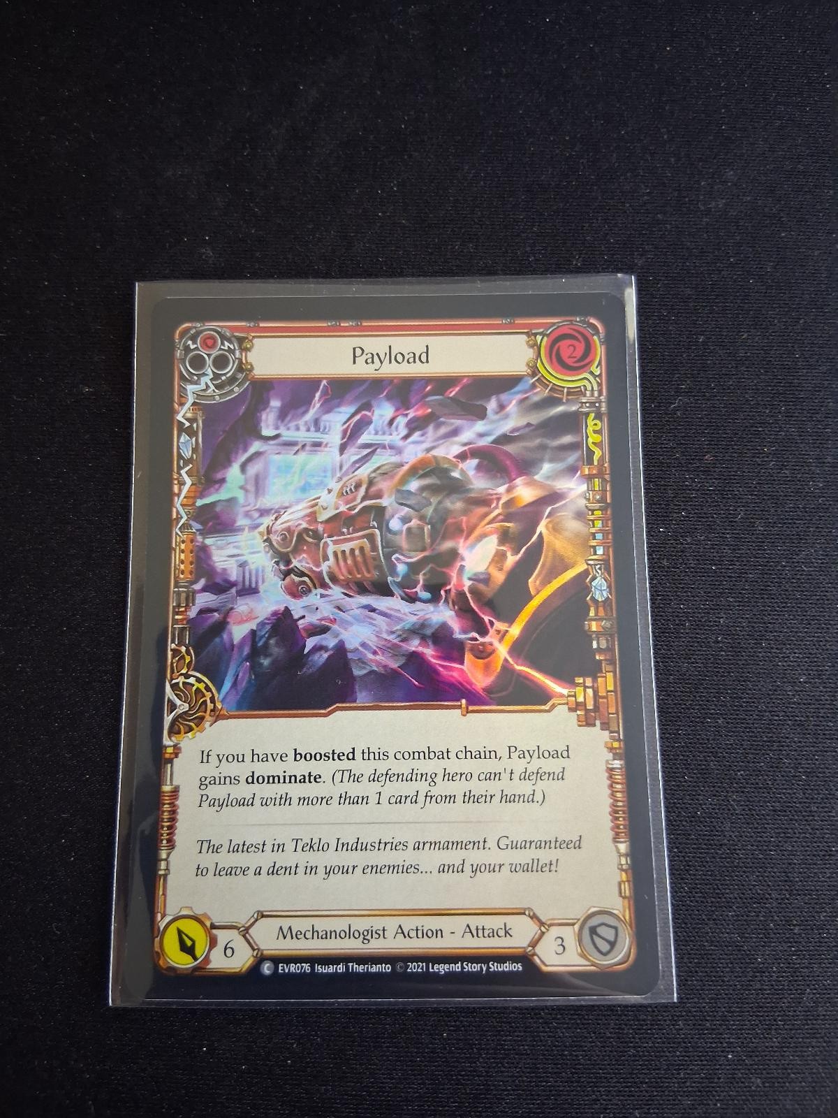 Payload (Red) EVR076 Common Everfest Flesh and Blood 1st Edition Rainbow Foil NM