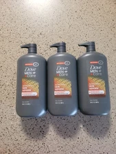 3 Dove Men + Care Antibacterial Skin Defense Body & Face Wash 30 Oz Ea Exp 11/26