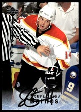 1995-96 Upper Deck Be a Player Autographs Stu Barnes Auto Florida Panthers #S127