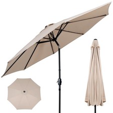 3M Garden Parasol Sun Shade Canopy Patio Large Outdoor Umbrella Crank Tilt