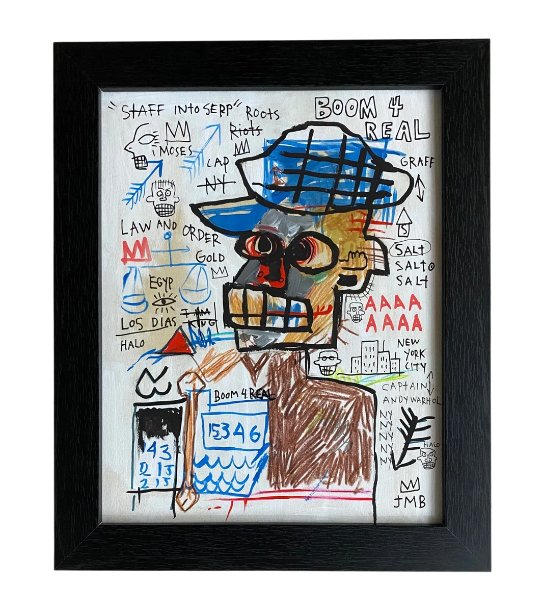 Preços baixos em Jean-Michel basquiat Pinturas de Arte Original | eBay