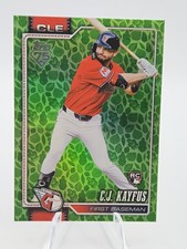 2026 Topps C.J. KAYFUS RC #35 Easter Green Leaf Foil Parallel Guardians RC 