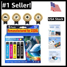 Latest Upgrade 232XL Ink Cartridges for XP-4200, WF-2930 - Long-Lasting Print