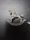 2 Vintage Rocking Pewter Spoontiques 1982 Giraffe And Unicorn — photo 4