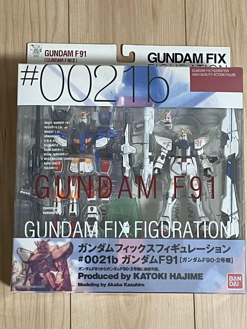 G.F.F. ガンダムF90、F91、4体セット Bandai GFF Gundam F91 and F90 Fix Figuration 0021b Action
