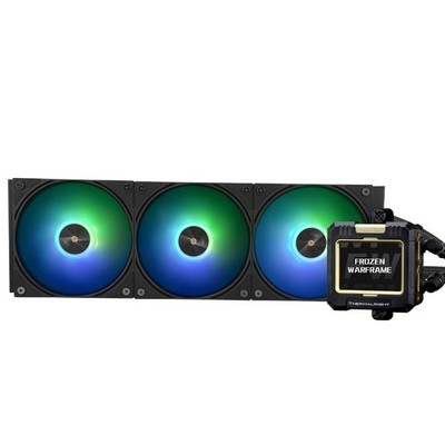 Thermalright Frozen Warframe 360 schwarz CPU Wasserkühler, 3 PWM Lüfter Wasserkühlung