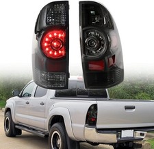 Taillight Pair Black Housing for 2005-2015 Toyota Tacoma  8156004150 8156004160