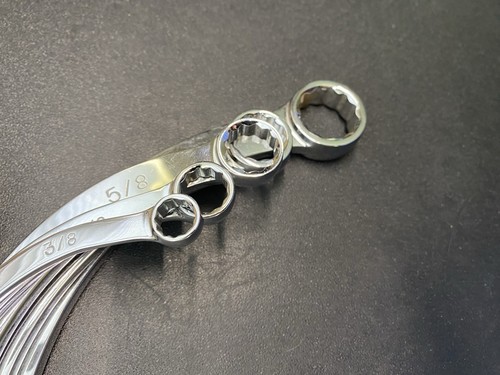 MAC Tools Half Moon Curved Obstruction Double Box End Wrench Set USA Lot Of 5 - Picture 12 of 13