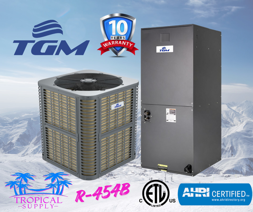 2.5 Ton Heat Pump System Split 15.2 Seer2 R454B  Condenser, Heater & Air handler