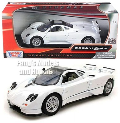 1999 Pagani Zonda C12 1/24 Scale Diecast Model by MotorMax - White