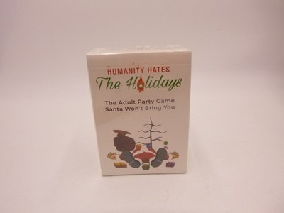 Humanity Hates THE HOILDAYS Adult Party Game Santa Won't Bring You NIP