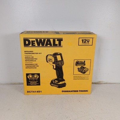DEWALT DCT414S1 12V Max Cordless Infrared Thermometer Kit with Digital Display