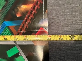 LEGO 21116 Minecraft Crafting Box 16x22" Dual Sided Poster