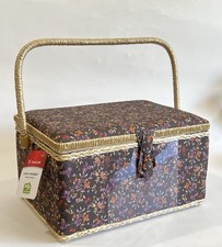 New Singer Large Sew N Stow Sewing Basket Bro...