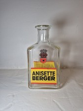 Ancienne Carafe en Verre Pastis Anisette Berger