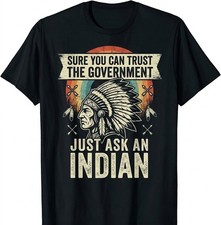 Retro Vintage Native American Trust Government Design Unisex T-Shirt