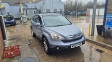 Honda CRV 2.2 Diesel Manual 2009 Black Leather. Built In Sat Nav.