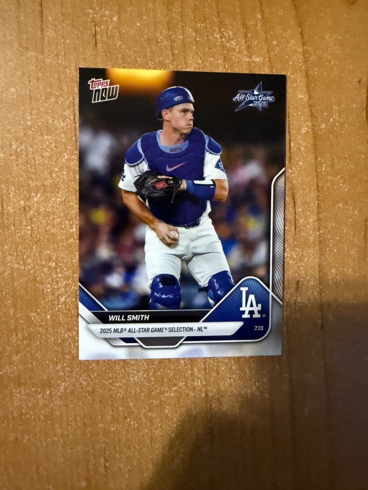 2025 Topps Now All Star Game - Will Smith - #ASG-WS DODGERS