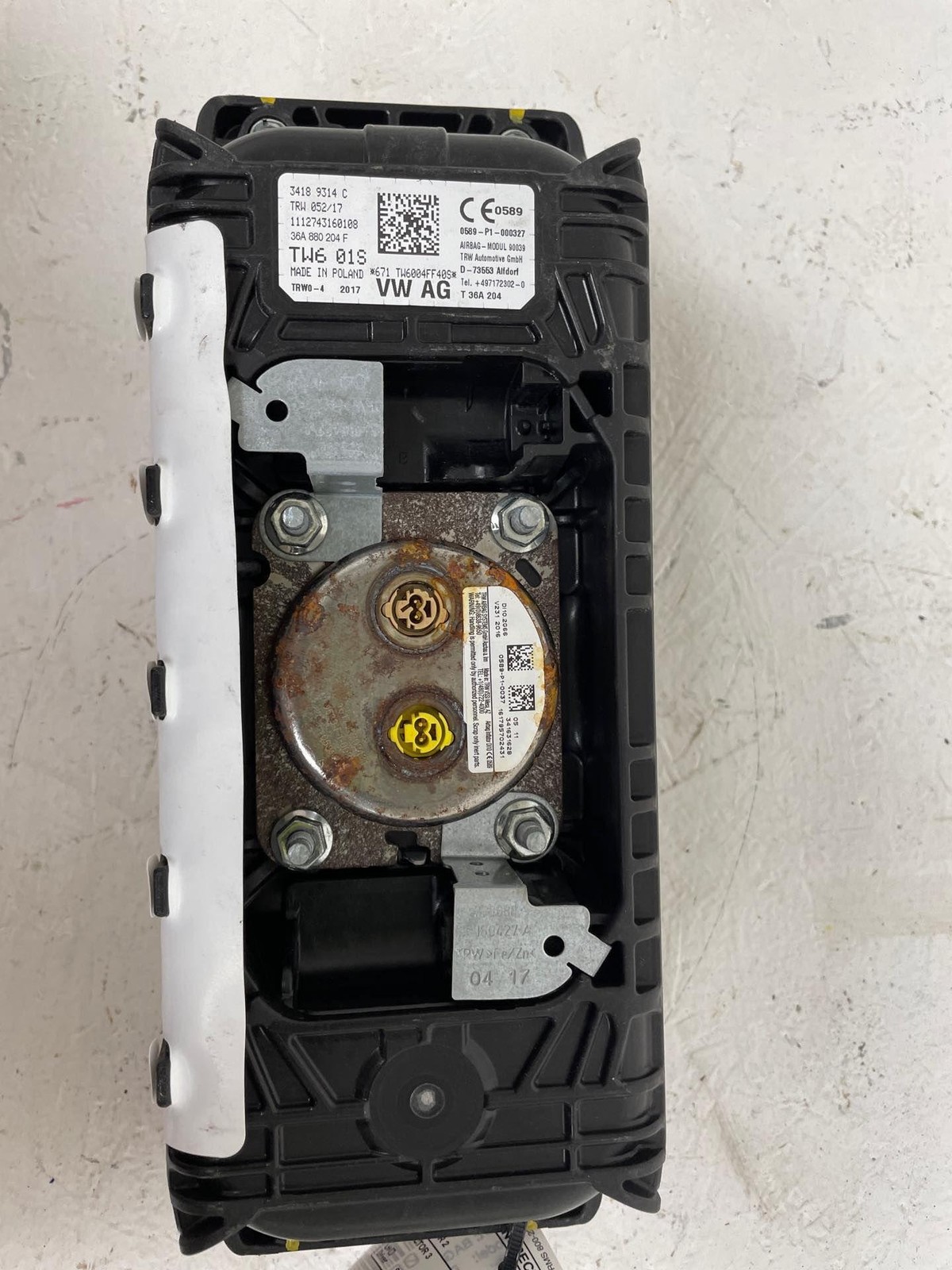 2016 2017 2018 2019 2020 BENTLEY BENTAYGA PASSENGER AIR BAG 36A880204F OEM