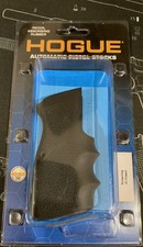 Hogue Browning Hi-power Rubber Pistol Grip With Finger Grooves Black - 09000