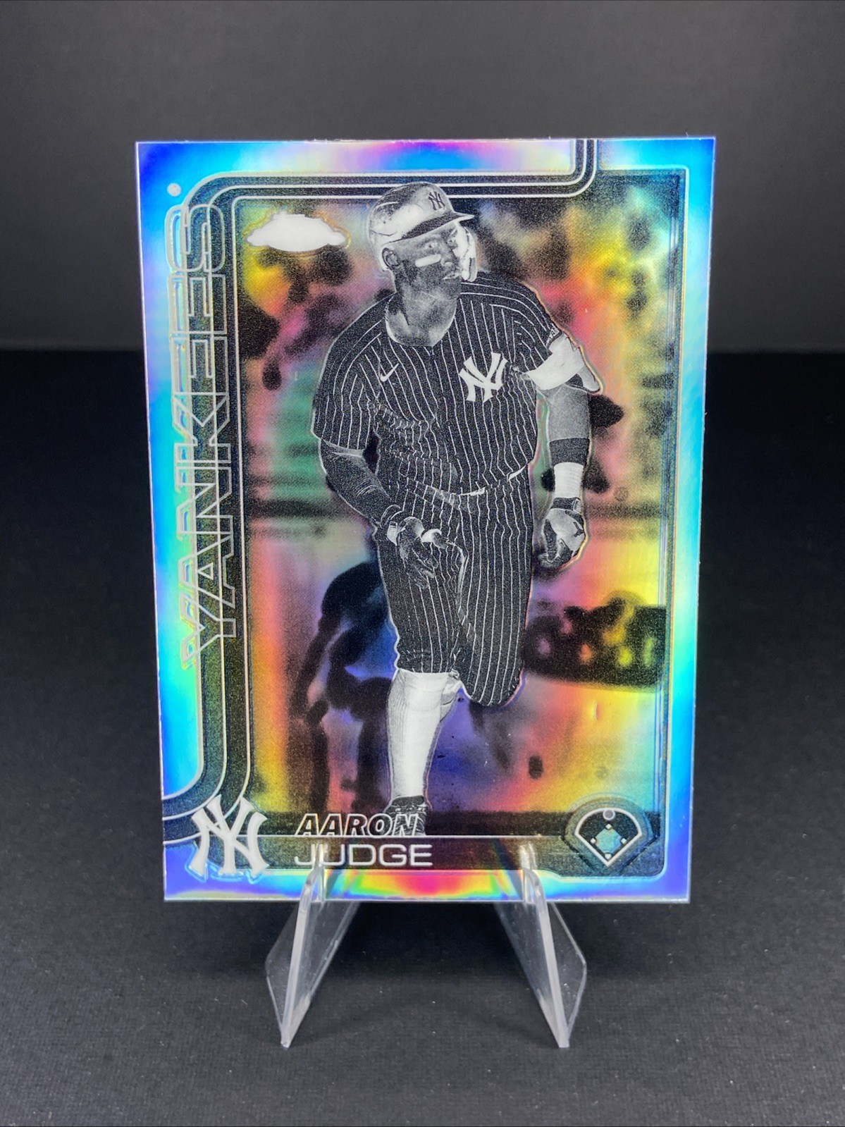 2025 Topps Chrome - Aaron Judge #99 Negative Refractor MVP
