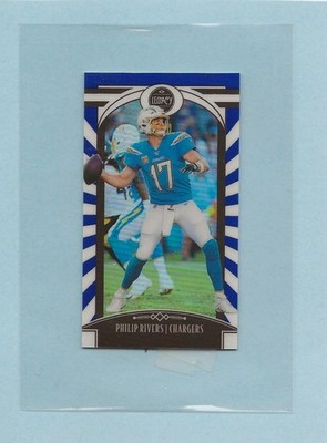 PHILIP RIVERS - 2020 Panini Legacy "Mini-Blue Refractor" - #49 (#34/50) Chargers