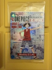 *One Piece Monkey D Luffy US Voyage College Basketball Promo Card STILL SEALED!