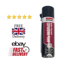 Soudal Handheld Trade Expanding Foam Gap Filler - (500ml Aerosol)