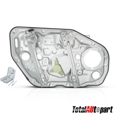 Window Regulator w/ Panel & Motor for Kia Forte 2014-2016 Front Passenger Side