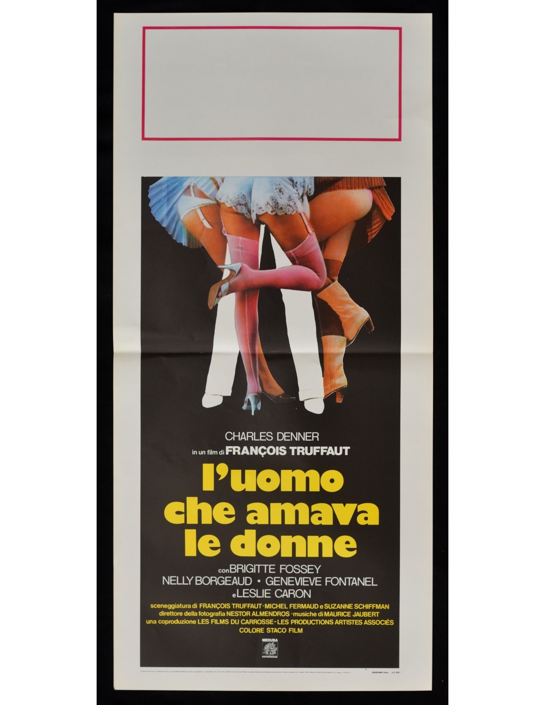 Locandina originale film L'uomo che amava le donne (1978) - Regia di François Truffaut
