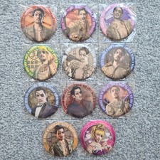 Yakuza History of Goro Majima Official Sega Lucky Kuji Prize Holographic Badges