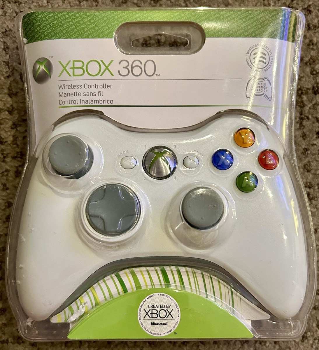 XBOX 360 Controller Wireless White Original NEW | eBay