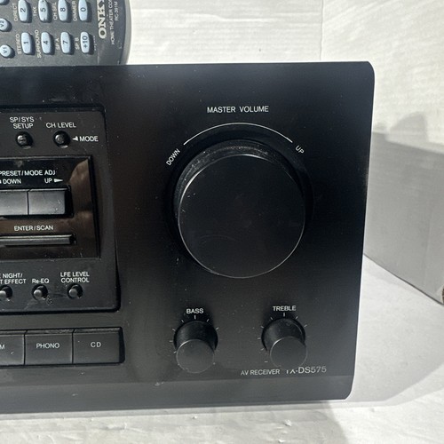 Onkyo TX-DS575 Receiver HiFi Stereo Home Theater 5.1 Channel Remote Bundle - Picture 2 of 9