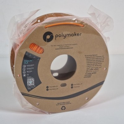 Polymaker PA02023 PolyLite PLA Filament 2.85mm 1KG Orange 3D Drucker Filament