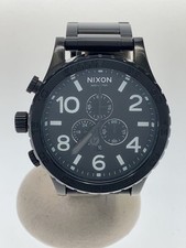 NIXON THE51-30 CHRONO Quartz Men's Watch Black Dial Analog Round From Japan NM