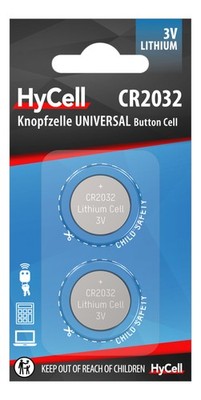 HyCell Lithium Knopfzellen CR2032